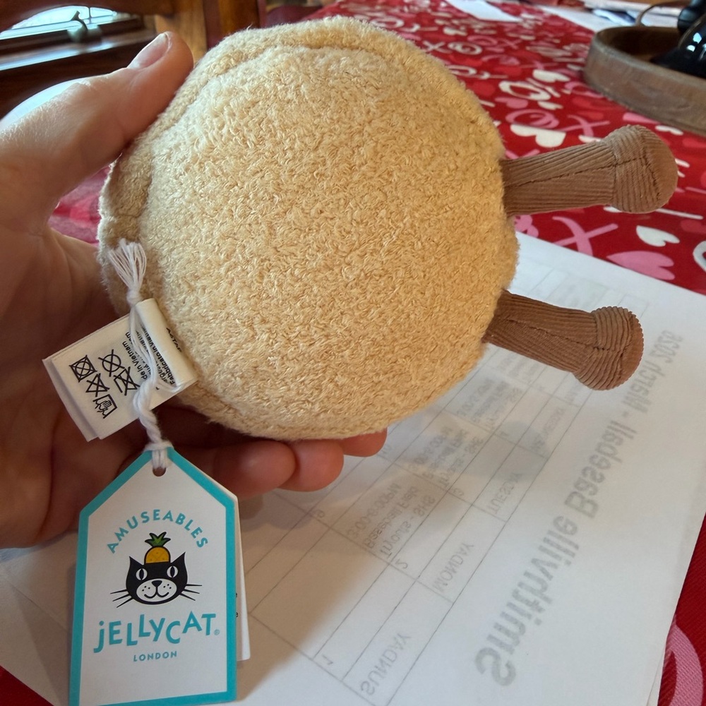 Cute Plush Dessert Toy with Red Berries - Picture 3 of 3